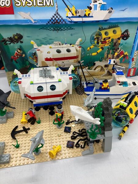 レア レゴ LEGO システム 6441 サブマリンベース ほぼ完品