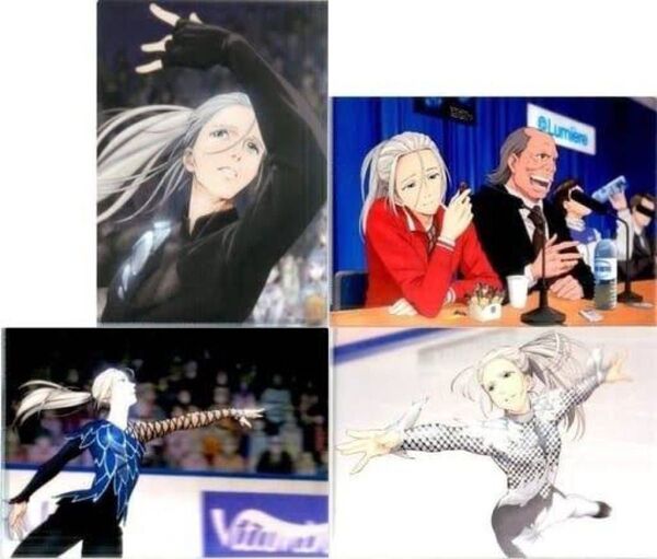 ユーリ!!! on ICE ヴィクトル クリアファイル セット museum ユーリ