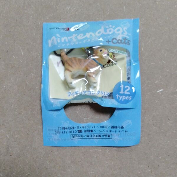 CCレモン nintendogs +cats フィギュアコレクションストラップ ネコ