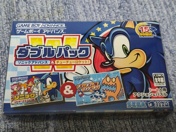 新品未使用 ゲームボーイアドバンス ソニックアドバンス&チューチューロケット! ダブルパック