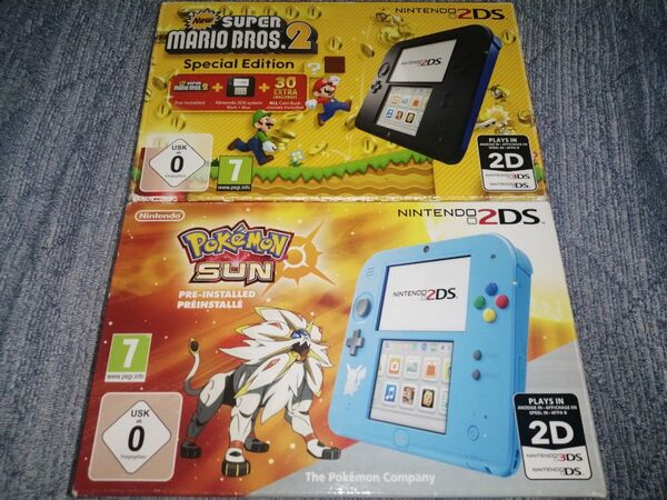 レア!海外版 ニンテンドー2DS ポケモン マリオ