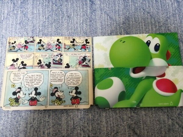 newニンテンドー 3DS きせかえプレートミッキーマウスとヨッシー