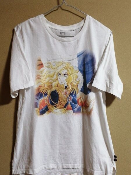 ユニクロ UT ベルサイユのばら Tシャツ Mサイズ ホワイト オスカル