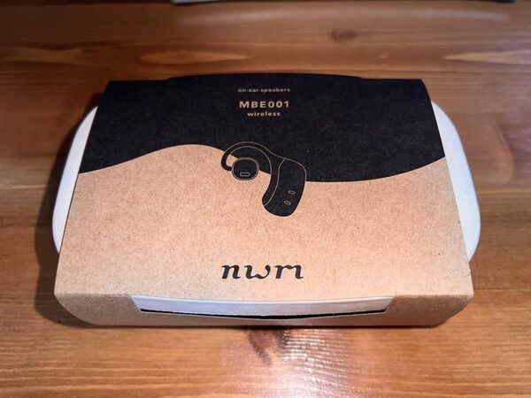 nwm (ヌーム) オープンイヤー ワイヤレスイヤホン 耳スピ MBE001BA 未開封品