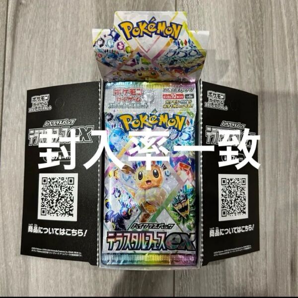 テラスタルフェスex ハイクラスパック 1BOX 封入率一致 ポケモンカードゲーム