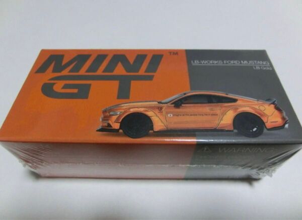 MINI GT 1/64 LB★WORKS フォード マスタング LBゴールド 左ハンドル MGT00847-L 新品