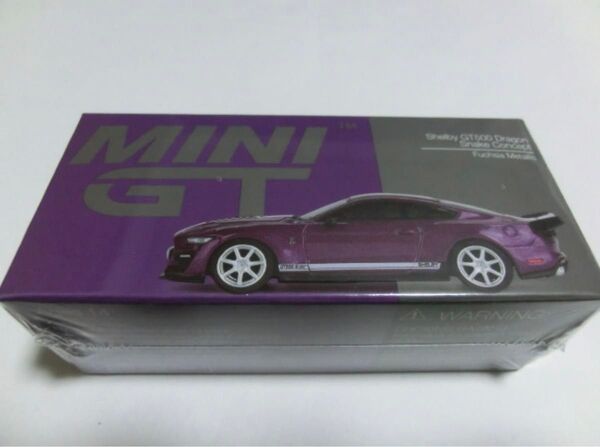 MINI GT 1/64 シェルビー GT500 ドラゴンスネーク コンセプト フューシャメタリック 左ハンドル 新品