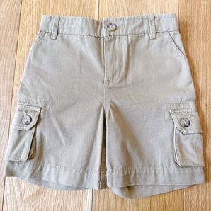 【美品】Polo by Ralph Lauren ベージュ カーゴパンツ 90 ショートパンツ ハーフパンツ 短パン