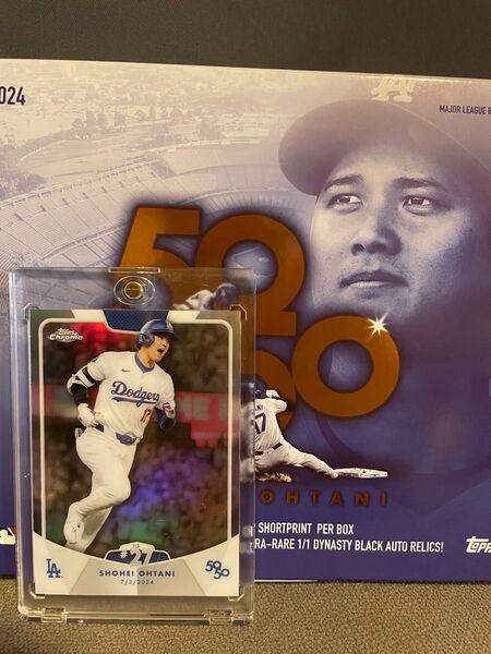 大谷翔平 50/50 topps chrome HR#27 リフレクターカード