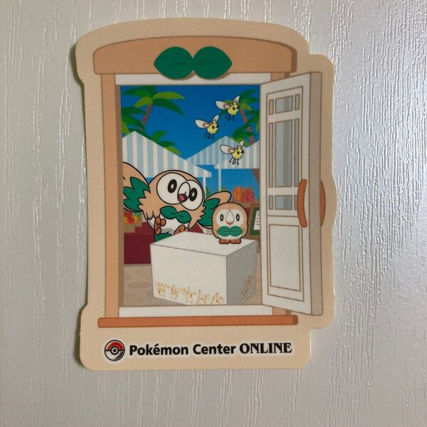 ポケモンセンターオンライン 特典 モクロー ステッカー 未使用