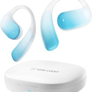 Kinglucky ワイヤレスイヤホン オープンイヤー イヤホン bluetooth