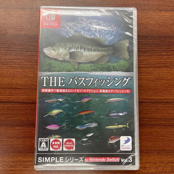 未開封品 SIMPLEシリーズ for Nintendo Switch Vol.3 THE バスフィッシング