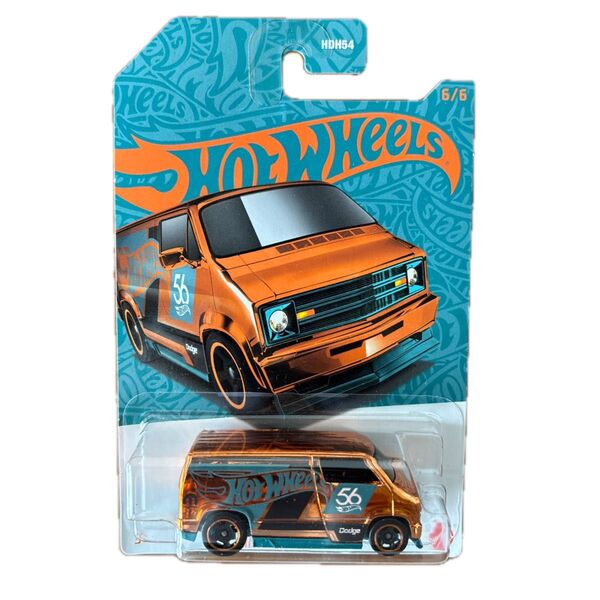 Hot Wheels ホットウィール CUSTOM '77 DODGE VAN ダッジバン チェイス パール&クローム