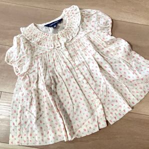 ラルフローレン キッズ花柄ブラウス 90㎝