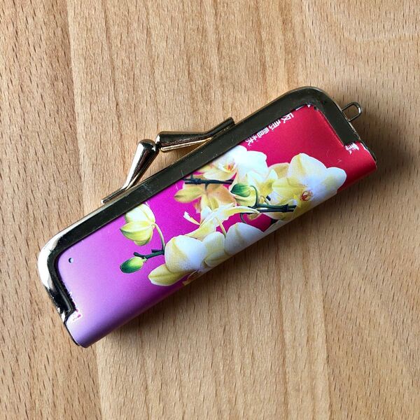 印鑑ケース はんこケース 手作り ハンドメイド がま口 印鑑入れ ハンコ入れ