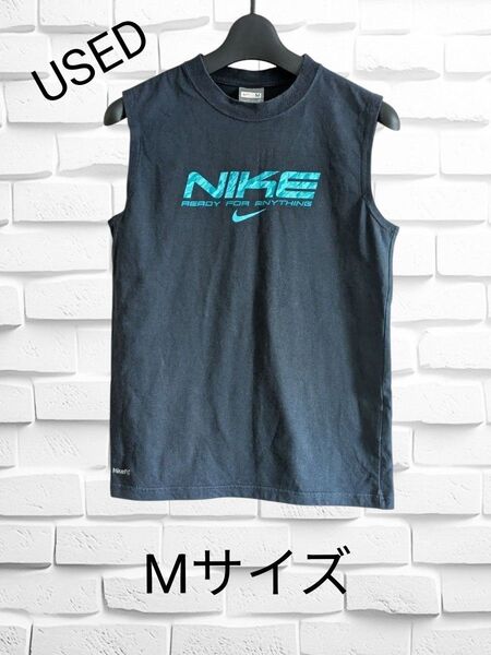 ■NIKE■FITDRY■ノースリーブ■タンクトップ■Мサイズ■USED■