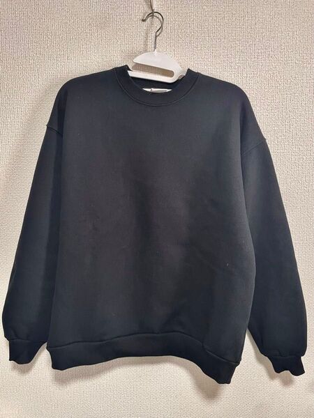 FREAK'S STORE オーバーサイズ ヘビーウェイト黒スウェット