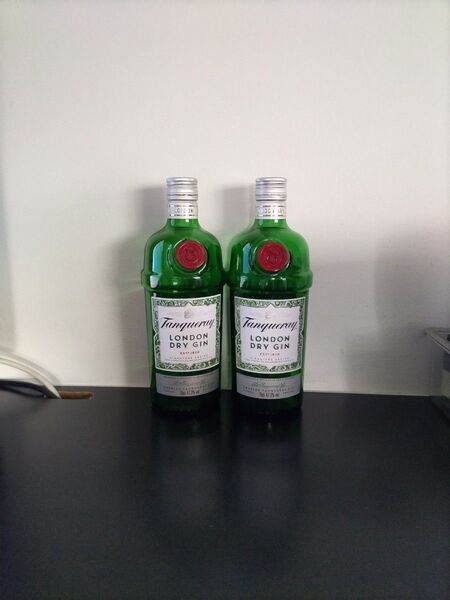 タンカレー ロンドン ドライジン 空き瓶2本セット