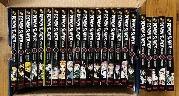 【Demon Slayer: Kimetsu no Yaiba】鬼滅の刃 英語版 全巻セット