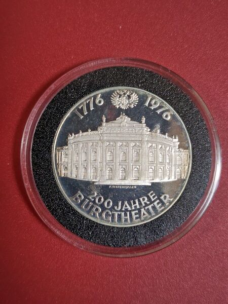 1976年 オーストリア 100シリングPF銀貨