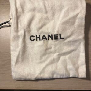 CHANEL 巾着袋 ホワイト 汚れあり