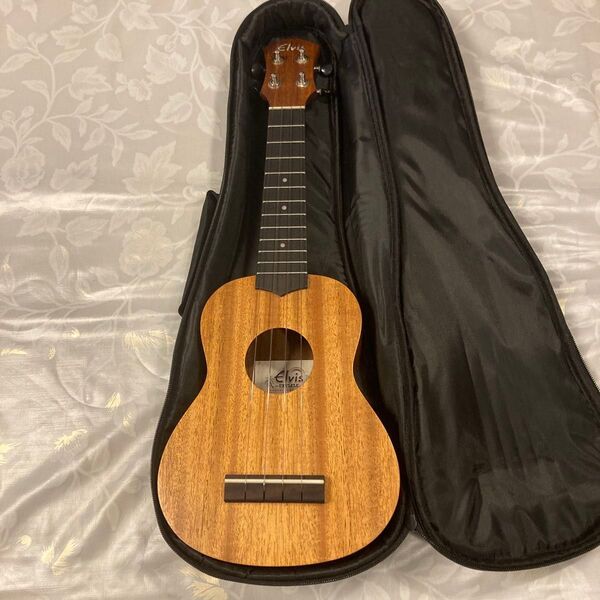 ELVISエルビス・U100S・マホガニー・ソプラノウクレレ 弦交換済 美品