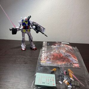 バンダイ 1/100 MG RX-78-02 ガンダム THE ORIGIN 一部クリア 組み立て済 デカール未使用