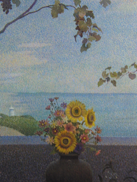 小原稔, [水果和鲜花], 来自罕见的装裱艺术收藏, 状况良好, 包含新框架, 日本画家, 已含邮费, 绘画, 油画, 自然, 山水画