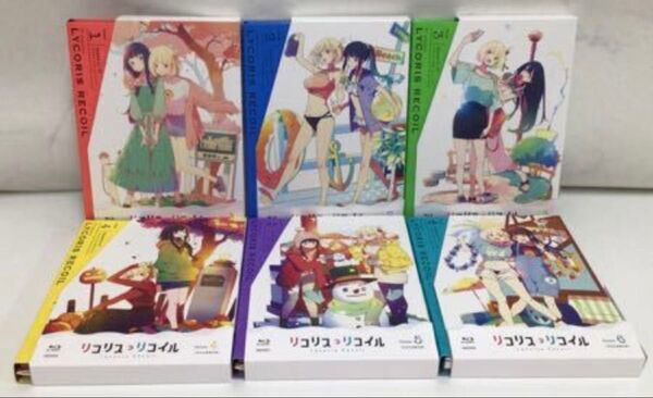 Blu-ray リコリス・リコイル Vol.1〜6 ブルーレイ 完全生産限定版