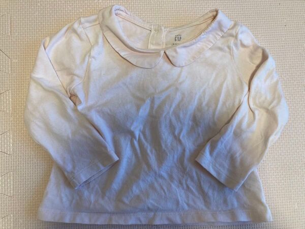 baby GAP ベビーギャップ 18m-24m 90サイズ相当 トップス 襟付き 長袖 薄手 カットソー ブラウス ベビー服