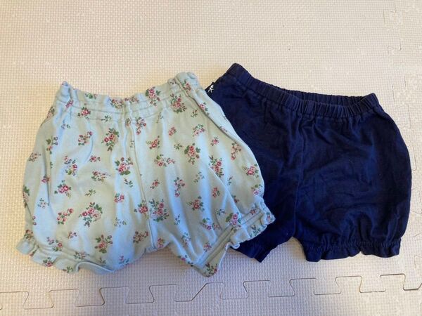 2着セット 組曲 ベルメゾン ベビーパンツ ボトムス 夏服 70サイズ 80サイズ 90サイズ ベビー服 ショートパンツ ブルマ
