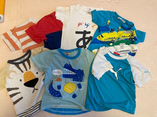 7着セット 100サイズ 110サイズ Tシャツ 男の子 トップス 半袖