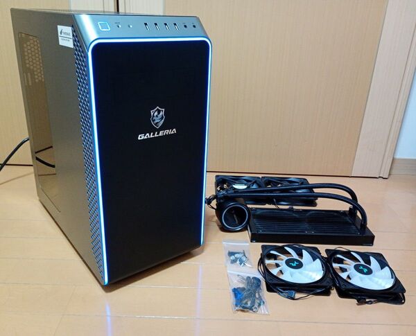GALLERIA PCケース DEEPCOOL 簡易水冷クーラー CPUクーラー ケースファン 140mm ガレリア ドスパラ