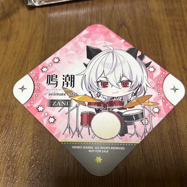 鳴潮1周年×アニメイトコラボカフェ出張版 注文特典 ランダムコースター ザンニー 漂泊者(女)