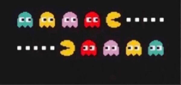 2枚セットPac Manカーステッカー パックマンステッカー 車用ノートパソコン