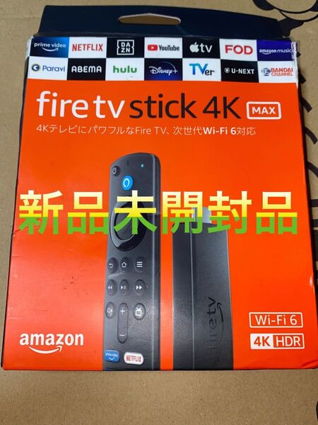 Amazon Fire TV Stick 4K Max Alexa対応音声認識リモコン付属