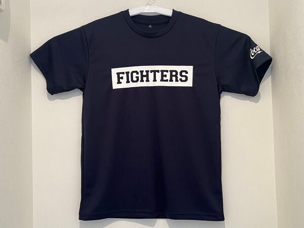 ミズノ 日本ハムファイターズ 半袖 Tシャツ(フリーサイズ)野球 トレーニングウェア ネイビー