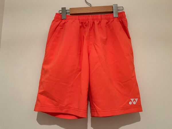 ヨネックス ハーフパンツ(Sサイズ)オレンジ バトミントン テニス トレーニングウェア YONEX