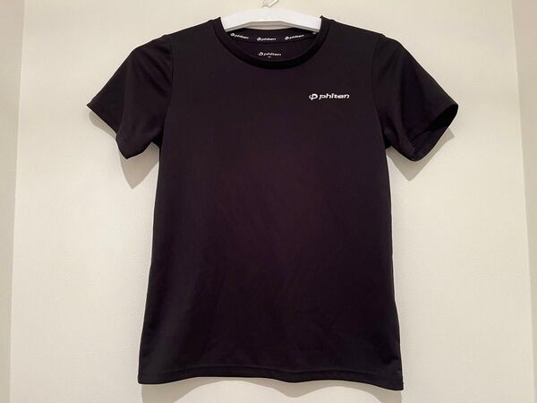 ファイテン 半袖 Tシャツ(Mサイズ)ブラック トレーニングウェア