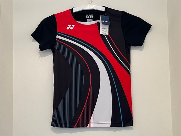 【新品】ヨネックス 半袖 シャツ(SSサイズ)バトミントン テニス トレーニングウェア YONEX フィットスタイル ゲームシャツ