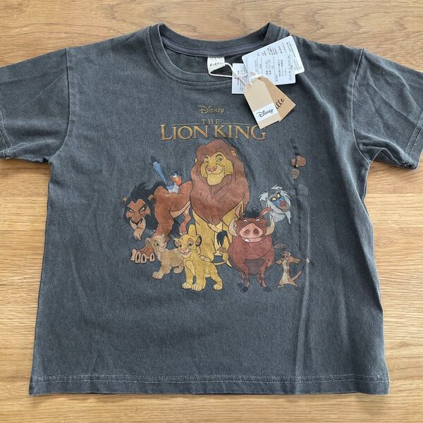新品タグ付 LITTC ライオンキング ムファサ Tシャツ 120 リトシー ディズニー