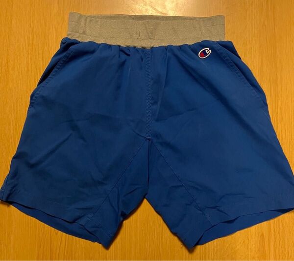 Champion ハーフパンツ ブルー レディースSサイズ ハーフパンツ ショートパンツ