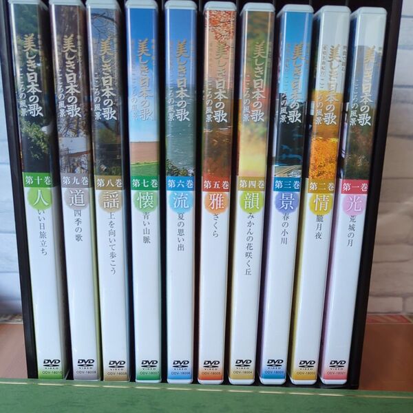 美しき日本の歌 こころの風景 DVD 全10巻セット ユーキャン