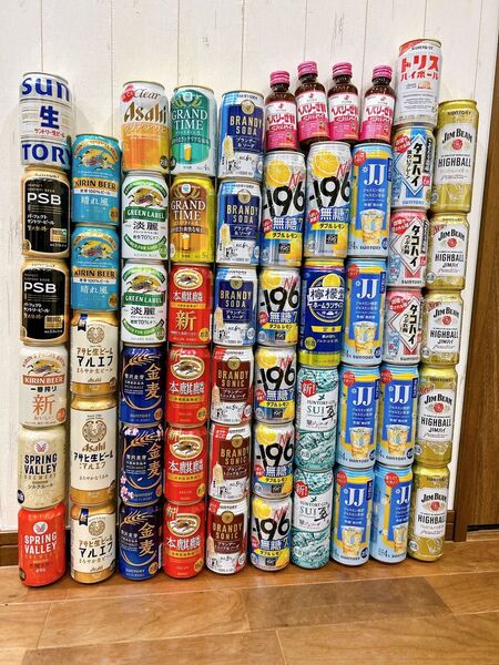 〔特価〕酒 アルコール ビール チューハイ 焼酎 ハイボール ジン まとめ 53本 おまけ 500 350 サントリー キリン