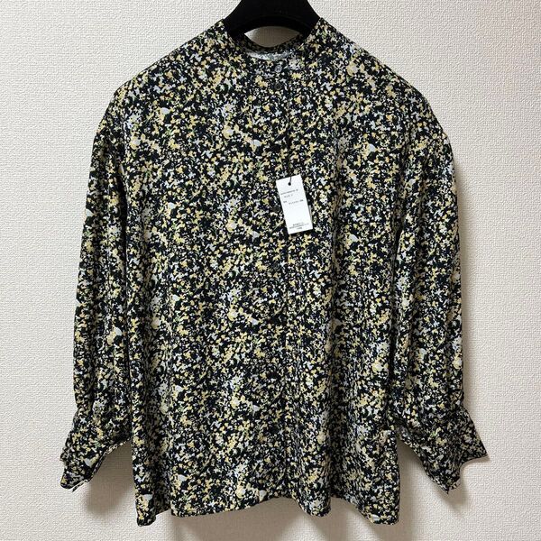 新品 ear PAPILLONNER ボタニカル柄ギャザーブラウスSUM1 STYLE