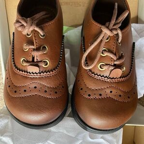 新品未使用 子供用フォーマルシューズ ブラウン