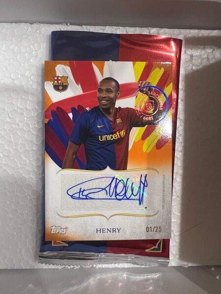 Topps 直筆サインカード ティエリ アンリ