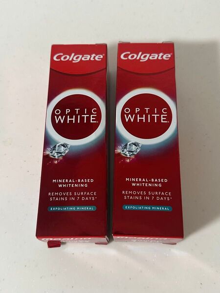 Colgate Optic White ホワイトニング歯磨き粉 2個セット