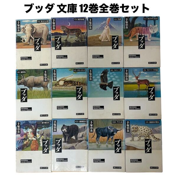 ブッダ 文庫版 手塚治虫 全12巻セット