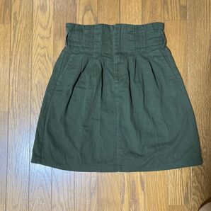 アズノウアズ カーキハイウエストミニスカート
